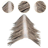 Maxbell Artificial Thatch Roofing Realistic Decorative for Garden DIY Projects Patio Grey