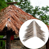 Maxbell Artificial Thatch Roofing Realistic Decorative for Garden DIY Projects Patio Grey