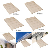 Maxbell Door Awning Weatherproof Sturdy Sun Shetter Cover for Garden Garage Exterior 40x40cm