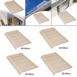 Maxbell Door Awning Weatherproof Sturdy Sun Shetter Cover for Garden Garage Exterior 40x40cm