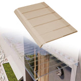 Maxbell Door Awning Weatherproof Sturdy Sun Shetter Cover for Garden Garage Exterior 40x50cm