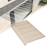 Maxbell Door Awning Weatherproof Sturdy Sun Shetter Cover for Garden Garage Exterior 50x50cm