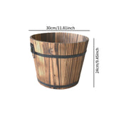 Maxbell Planter Succulent Planter Multifunctional Wood for Living Room Backyard Home