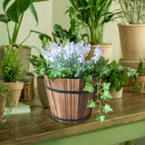 Maxbell Planter Succulent Planter Multifunctional Wood for Living Room Backyard Home