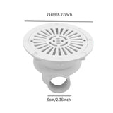 Maxbell Swimming Pool Main Drain Cover Easy Installation Floor Drain Equipment White