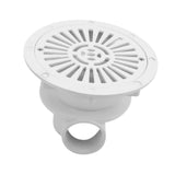 Maxbell Swimming Pool Main Drain Cover Easy Installation Floor Drain Equipment White
