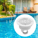 Maxbell Swimming Pool Main Drain Cover Easy Installation Floor Drain Equipment White