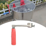 Maxbell Honey Extractor Handle Ergonomic Grip Spare Part Easy Installation Accessory Hole Diameter 10mm