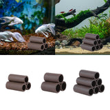 Maxbell Stone Decoration Aquarium Decor Hide Spawning Spawning Breeding Shelter Small Three Holes
