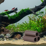 Maxbell Stone Decoration Aquarium Decor Hide Spawning Spawning Breeding Shelter Small Three Holes