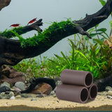 Maxbell Stone Decoration Aquarium Decor Hide Spawning Spawning Breeding Shelter Large Three Holes