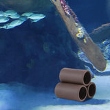 Maxbell Stone Decoration Aquarium Decor Hide Spawning Spawning Breeding Shelter Large Three Holes