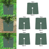 Maxbell 10x Tree Mulch Ring Thickened Landscaping Root Protection Tree Protector Mat Side length 32cm