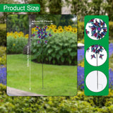 Maxbell Butterfly Ornament Child Creative Metal Windmill for Garden
