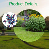 Maxbell Butterfly Ornament Child Creative Metal Windmill for Garden
