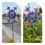 Maxbell Butterfly Ornament Child Creative Metal Windmill for Garden