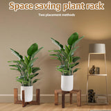 Maxbell Wood Plant Stand Rustic Fashion Plant Shelf for Indoor Outdoor Kitchen Patio