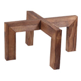 Maxbell Wood Plant Stand Rustic Fashion Plant Shelf for Indoor Outdoor Kitchen Patio