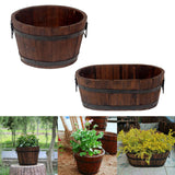 Maxbell Planter Versatile Artwork Crafts Plant Container for Home Living Room Indoor round