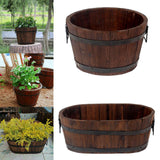 Maxbell Planter Versatile Artwork Crafts Plant Container for Home Living Room Indoor round