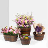 Maxbell Planter Versatile Artwork Crafts Plant Container for Home Living Room Indoor round