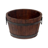 Maxbell Planter Versatile Artwork Crafts Plant Container for Home Living Room Indoor round