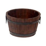 Maxbell Planter Versatile Artwork Crafts Plant Container for Home Living Room Indoor round