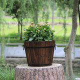 Maxbell Planter Versatile Artwork Crafts Plant Container for Home Living Room Indoor round