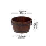 Maxbell Planter Versatile Artwork Crafts Plant Container for Home Living Room Indoor round