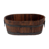 Maxbell Planter Versatile Artwork Crafts Plant Container for Home Living Room Indoor oval