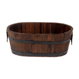Maxbell Planter Versatile Artwork Crafts Plant Container for Home Living Room Indoor oval