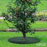 Maxbell 10Pcs Tree Mulch Rings for Weed Control Gardening Round Fruit Tree Protector XL