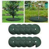 Maxbell 10Pcs Tree Mulch Rings for Weed Control Gardening Round Fruit Tree Protector XXL