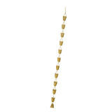 Maxbell Cup Rain Chain Ornament Iron Water Diverter for Outside House Decor Gold