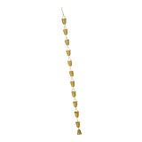 Maxbell Cup Rain Chain Ornament Iron Water Diverter for Outside House Decor Gold