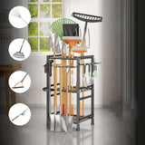 Maxbell Garden Tool Organizer Stable Indoor Outdoor 3 Tier for Garage Patios Gardens