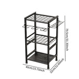 Maxbell Garden Tool Organizer Stable Indoor Outdoor 3 Tier for Garage Patios Gardens