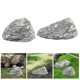 Maxbell Artificial Landscape Rock Props Creative Ornament for Hotels Courtyard Parks 28cmx14cmx20cm