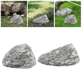 Maxbell Artificial Landscape Rock Props Creative Ornament for Hotels Courtyard Parks 28cmx14cmx20cm