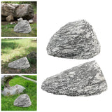 Maxbell Artificial Landscape Rock Props Creative Ornament for Hotels Courtyard Parks 28cmx14cmx20cm