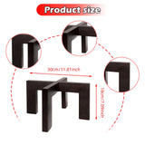 Maxbell Wood Plant Stand Outdoor Rustic Plant Shelf for Farmhouse Garden Dining Room