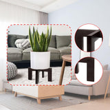 Maxbell Wood Plant Stand Outdoor Rustic Plant Shelf for Farmhouse Garden Dining Room