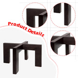 Maxbell Wood Plant Stand Outdoor Rustic Plant Shelf for Farmhouse Garden Dining Room