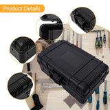 Maxbell Portable Tool Box Dustproof Organization Tool Organizer for Travel Transport Style H