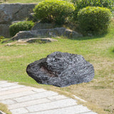 Maxbell Fake Rock Lightweight Decorative Crafts Landscape Rock for Porch Lawn Garden 45x19x22cm
