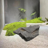 Maxbell Fake Rock Lightweight Decorative Crafts Landscape Rock for Porch Lawn Garden 37x26x12cm
