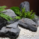 Maxbell Fake Rock Lightweight Decorative Crafts Landscape Rock for Porch Lawn Garden 35x21x15cm