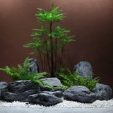 Maxbell Fake Rock Lightweight Decorative Crafts Landscape Rock for Porch Lawn Garden 35x21x15cm