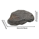 Maxbell Fake Rock Lightweight Decorative Crafts Landscape Rock for Porch Lawn Garden 35x21x15cm