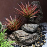 Maxbell Imitation Rock Weather Resistant Crafts Landscape Rock for Garden Lawn Porch 33x23x23cm